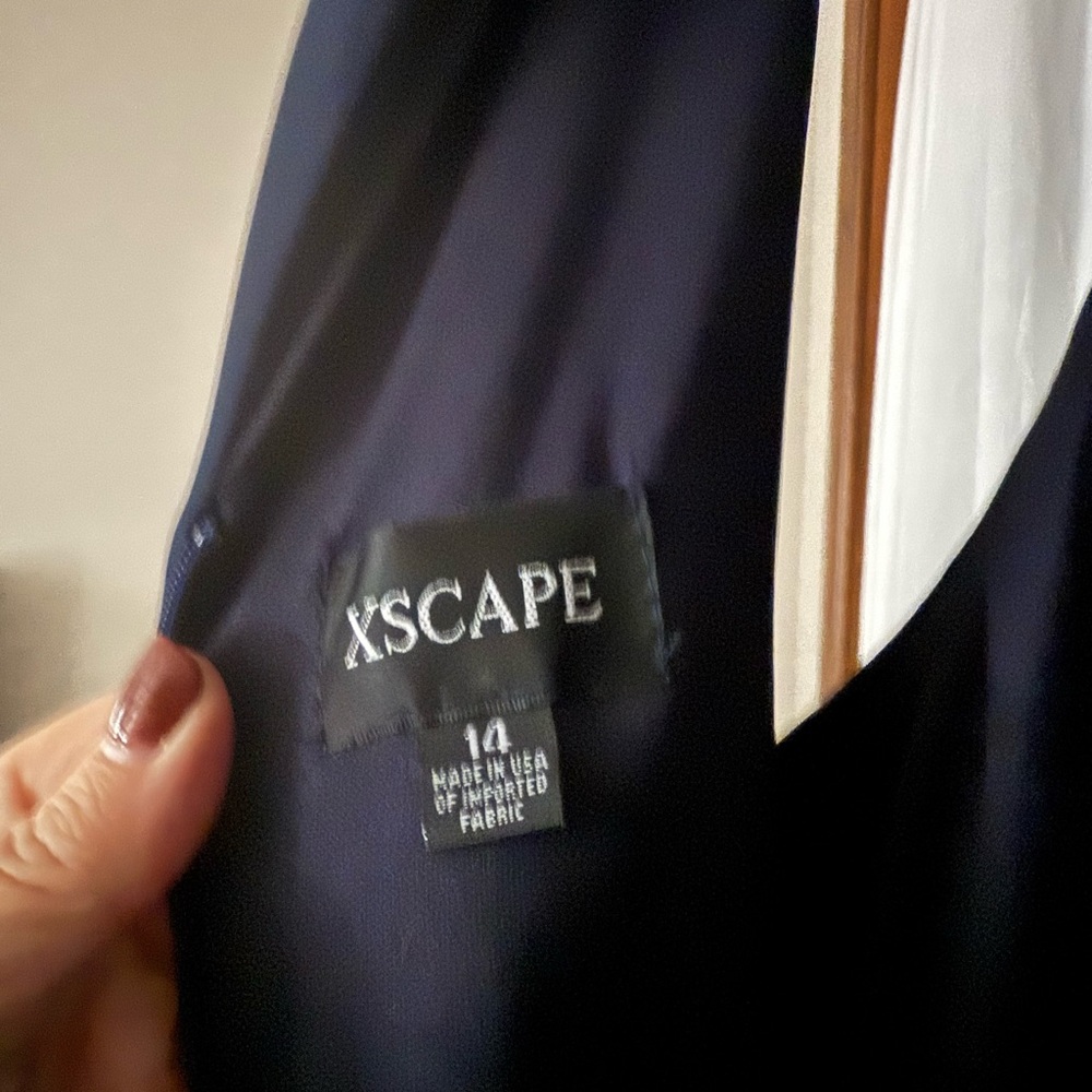 Xscape Midnight Blue Gown